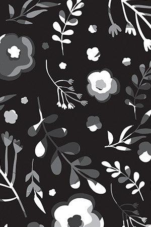 Z16213 Moody Blossoms Women's Printed Scrub Top,Scrub Store NZ